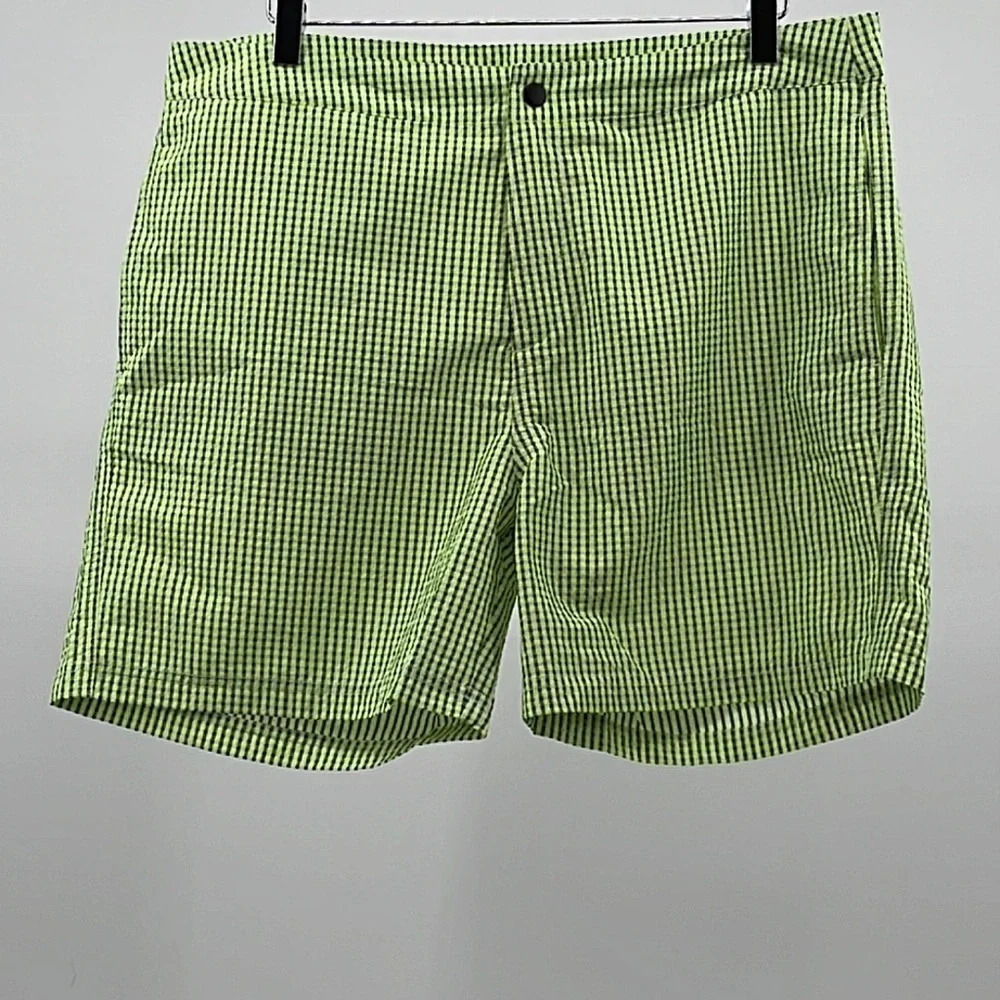 Bugatchi Plaid Swim Board Shorts - NWOT - Size 36